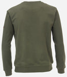 Redmond sweatshirt ronde hals groen