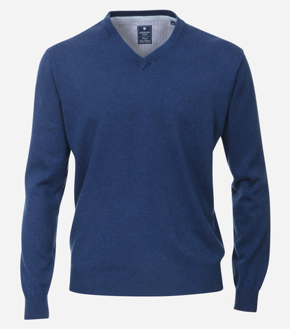 Redmond Pullover blauw