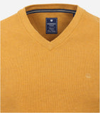 Redmond pullover V-hals geel
