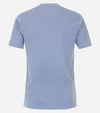 Redmond organic T-shirt wash & wear lichtblauw