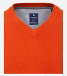 Redmond pullover v-hals oranje