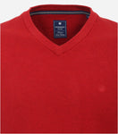 Redmond pullover V-hals rood
