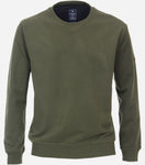 Redmond sweatshirt ronde hals groen